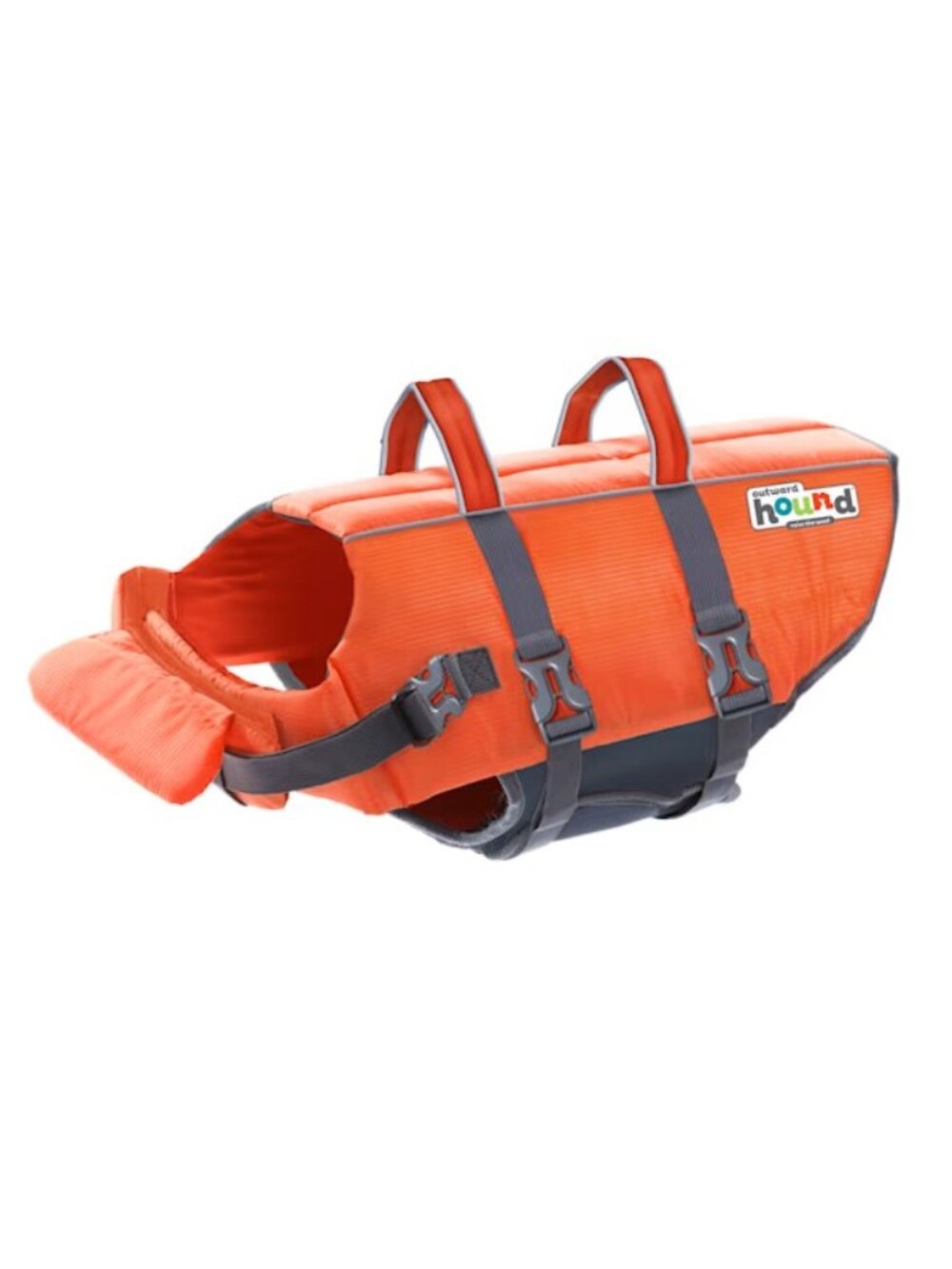 Outward Hound Granby Splash Orange Ripstop Life Jacket for Dogs, M